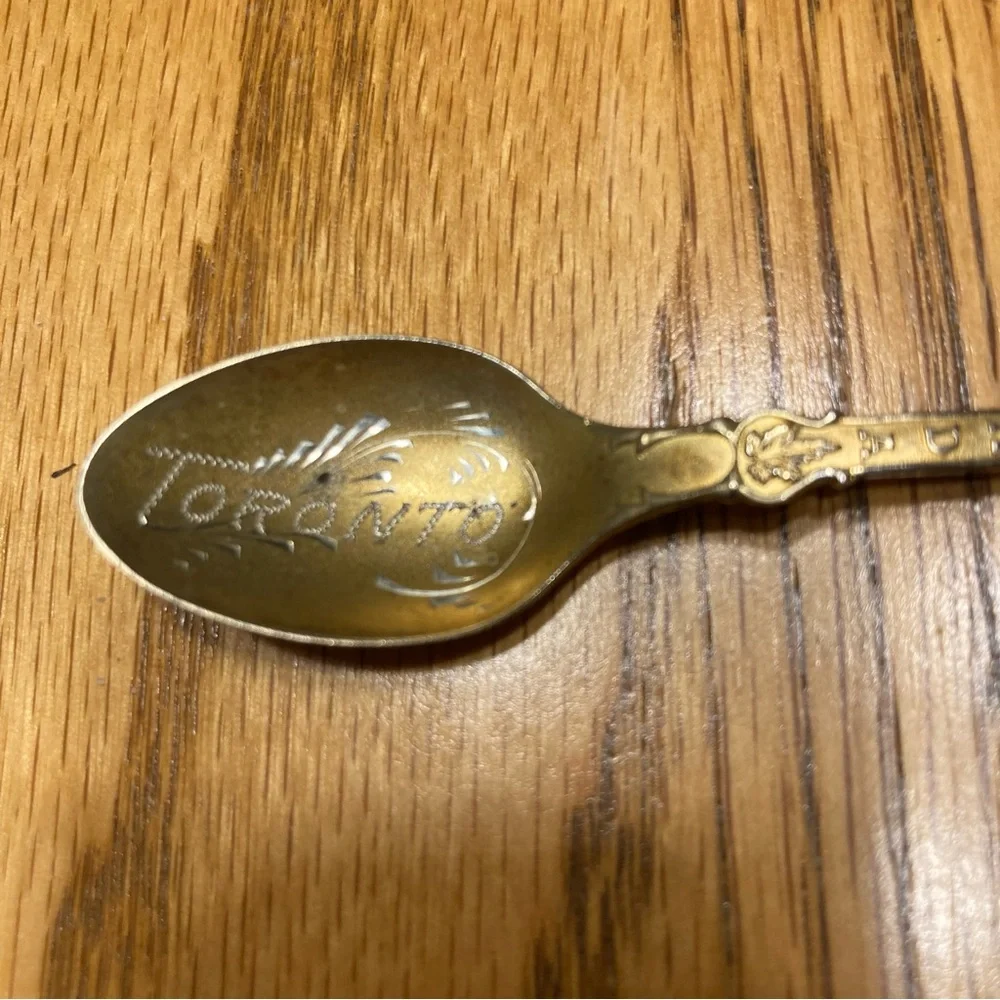 Souvenir Spoons ~ Denver, Toronto, Niagara Falls ~ Set of 3